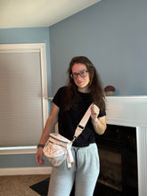 Load image into Gallery viewer, The Roni Nylon Crossbody - Checkered Beige
