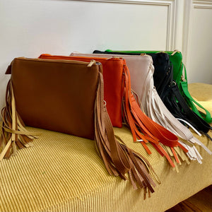 Lucky + Fringe - Clutch Crossbody