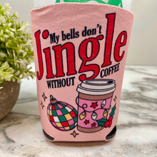 Load image into Gallery viewer, Neoprene Cup Holder Can Koozie Tumbler - Christmas - Pink Jingle/Nasty
