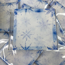 Load image into Gallery viewer, The Sticky Note Collection - Christmas Dark Blue Snowflakes
