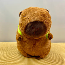 Load image into Gallery viewer, Plush Capybara Turtle Backpack Toy
