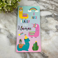 Load image into Gallery viewer, Sticky Note Booklet Set - Llamas
