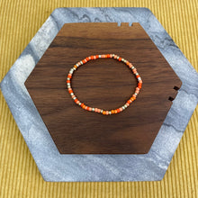 Load image into Gallery viewer, Bracelet - Small Bead - Orange
