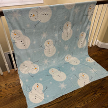 Load image into Gallery viewer, Blanket - Christmas - Snowman
