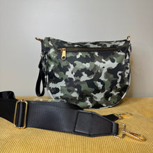 Load image into Gallery viewer, The Roni Nylon Crossbody - Green Camo
