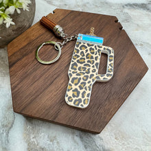 Load image into Gallery viewer, Keychain - Tumbler - Tan Brown Animal
