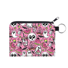 Load image into Gallery viewer, Mini Pouch - Halloween Fall - Watermelon Ghosts
