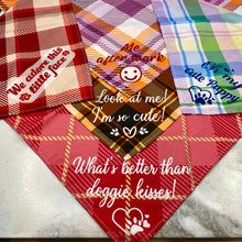 Load image into Gallery viewer, Dog Bandana - Sayings Mix
