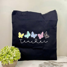 Load image into Gallery viewer, Tote Bag - Teacher Butterfly
