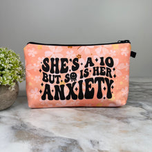 Load image into Gallery viewer, Pouch - Humor, Anxiety Is A 10
