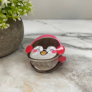 Hair Clip - Christmas - Winter Penguin