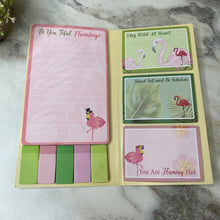 Load image into Gallery viewer, Sticky Note Booklet Set - Flamingo
