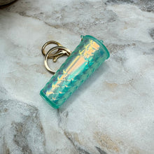 Load image into Gallery viewer, Keychain - Studded Tumbler - Aqua Mermaid
