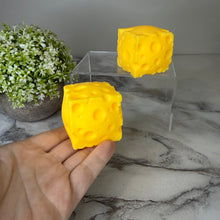 Load image into Gallery viewer, Stress Squishy Toy - Cheese Cube, Small
