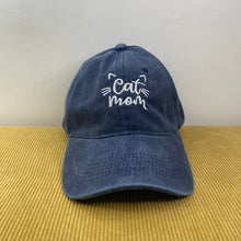 Load image into Gallery viewer, Hat - Cat Mom - Navy
