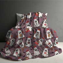 Load image into Gallery viewer, Blanket - Christmas - Ghosts
