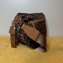 Load image into Gallery viewer, The Roni Nylon Crossbody - Animal Print Chocolate - PREORDER
