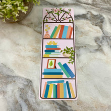 Load image into Gallery viewer, Bookmark - Pink Roses Bookshelf
