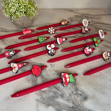 Load image into Gallery viewer, Pen - Christmas Red Charm
