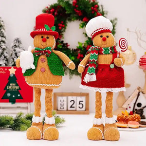 Telescopic Standing Christmas Decor - Gingerbread #2