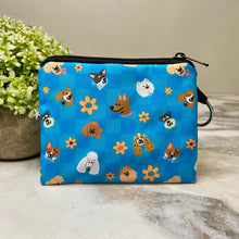 Load image into Gallery viewer, Mini Pouch - Dog Checker Blue

