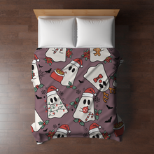 Load image into Gallery viewer, Blanket - Christmas - Ghosts
