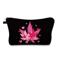 Load image into Gallery viewer, Pouch - Weed Leaves Pink

