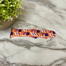 Load image into Gallery viewer, Watch Band - Silicone - Orange Skulls &amp; Bones
