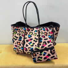 Load image into Gallery viewer, Neoprene Tote - Rainbow Animal
