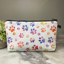 Load image into Gallery viewer, Pouch - White Rainbow Paw
