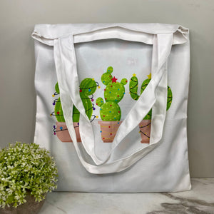 Tote Bag - Christmas - #55 - Cactus Lights