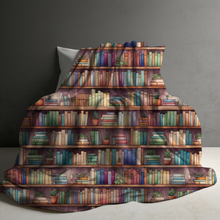 Load image into Gallery viewer, Blanket - Bookshelf - PREORDER
