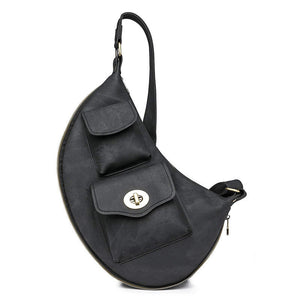 Olivia Hobo Bag - Denim Suede