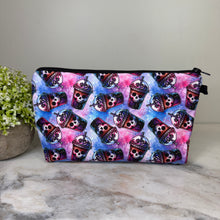 Load image into Gallery viewer, Pouch - Halloween Fall - Skull Purple Blue
