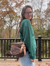 Load image into Gallery viewer, The Roni Nylon Crossbody - Animal Print Chocolate
