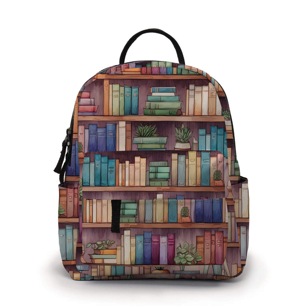 Mini Backpack - Book Shelves