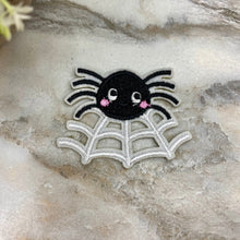 Load image into Gallery viewer, Embroidered Patches - Halloween - Spider Web #1
