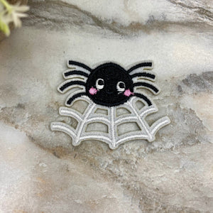 Embroidered Patches - Halloween - Spider Web #1