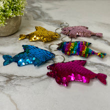 Load image into Gallery viewer, Keychain - Sequin Shark
