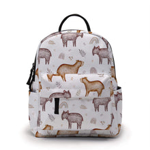 Load image into Gallery viewer, Mini Backpack - Capybara Rainbow Prints
