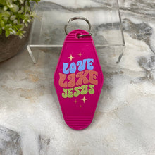 Load image into Gallery viewer, Keychain - Hotel Key - Love Like Jesus
