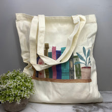 Load image into Gallery viewer, Tote Bag - Floral Books - #6
