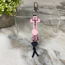 Load image into Gallery viewer, Keychain - Silicone Bead - Religious - Jesus
