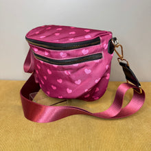 Load image into Gallery viewer, The Roni Nylon Crossbody - Maroon Heart
