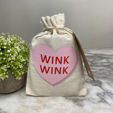 Load image into Gallery viewer, Mini Drawstring - Conversation Hearts Valentine’s Day

