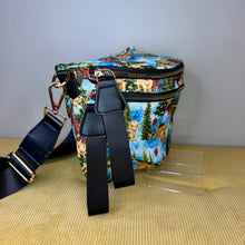 Load image into Gallery viewer, The Roni Nylon Crossbody - Christmas Winter Highland Cow
