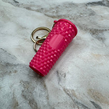 Load image into Gallery viewer, Keychain - Studded Tumbler - Pink Matte
