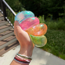 Load image into Gallery viewer, Squishy Toy - Viral Dumpling, Slow Rise Glitter #2 - Orange
