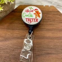 Load image into Gallery viewer, Badge Holder - Christmas - Cookie Tester
