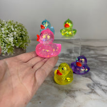 Load image into Gallery viewer, Squishy Toy - Glitter Ducks
